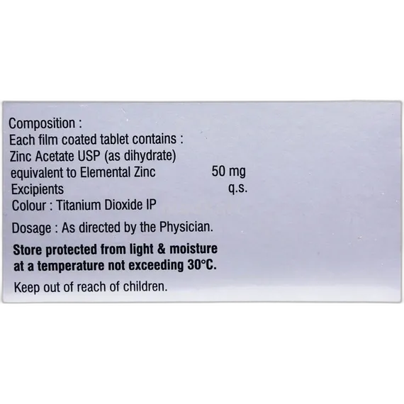 zinconia 50mg tablet 10's